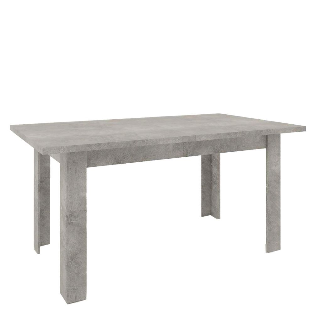 Τραπέζι Επεκτεινόμενο ΛΟΥΣΙ Μοριοσανίδα Beton (160+40)x90x75cm 14200028 ArteLibre
