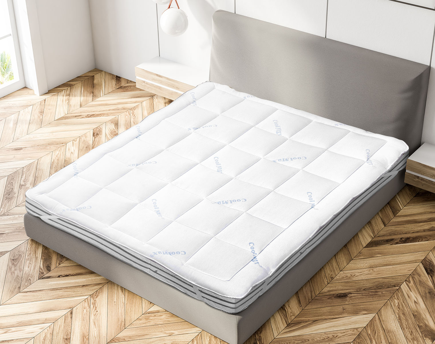 Beauty Home Ανώστρωμα Cool Max Art 4040 σε 12 διαστάσεις Λευκό 180x200      |  Ανωστρώματα  στο espiti Beauty Home Ανώστρωμα Cool Max Art 4040 σε 12 διαστάσεις Λευκό 180x200      |  Ανωστρώματα  στο espiti