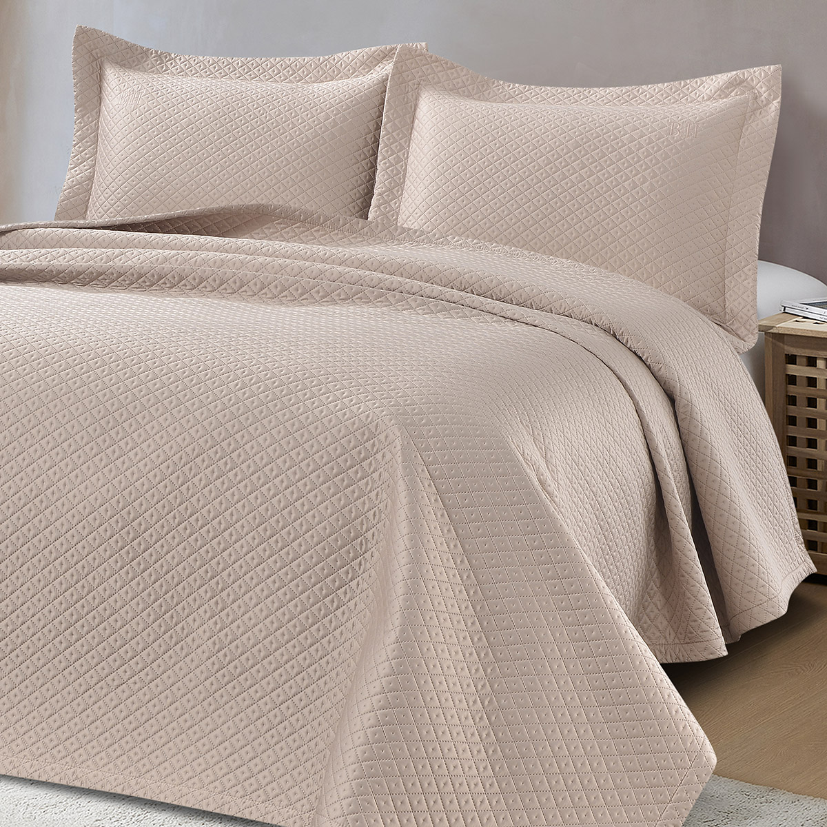 Beauty Home Σετ κουβερλί υπέρδιπλο Cyrene Art 12313 230x250 Άμμου       |  Κουβερλί Υπέρδιπλα στο espiti Beauty Home Σετ κουβερλί υπέρδιπλο Cyrene Art 12313 230x250 Άμμου       |  Κουβερλί Υπέρδιπλα στο espiti