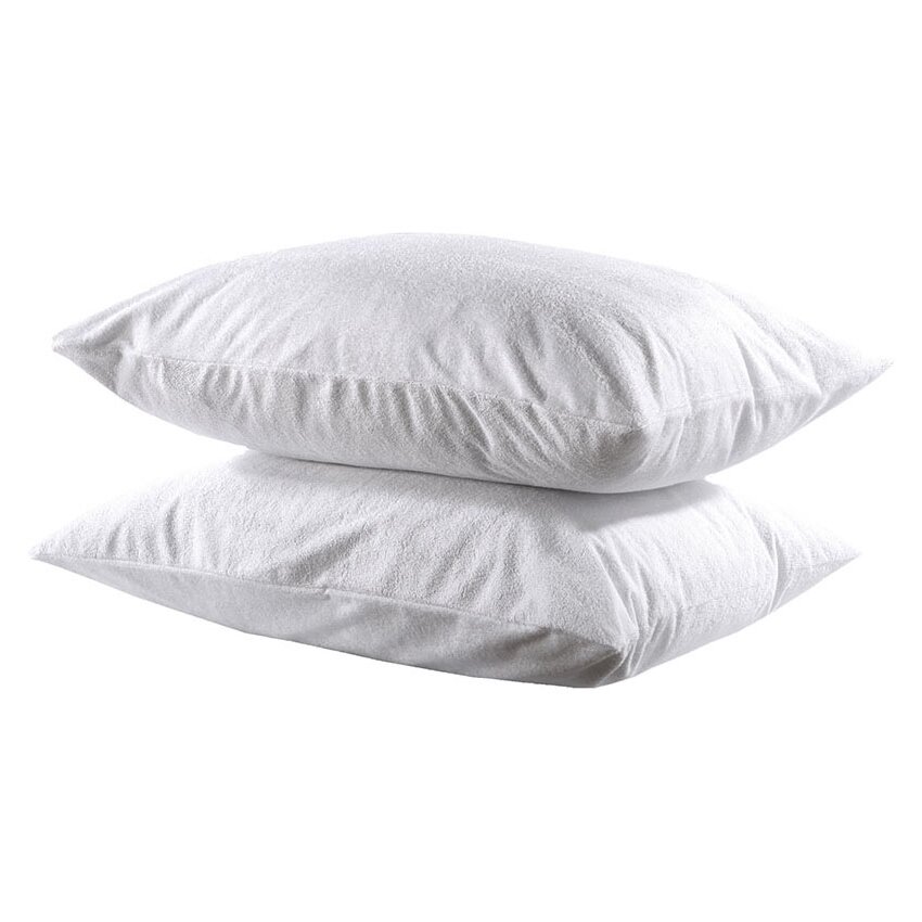 Beauty Home Ζεύγος ζέρσει αδιάβροχες προστατευτικές μαξιλαροθήκες Λευκό       |  Προστατευτικά στρωμάτων στο espiti Beauty Home Ζεύγος ζέρσει αδιάβροχες προστατευτικές μαξιλαροθήκες Λευκό       |  Προστατευτικά στρωμάτων στο espiti