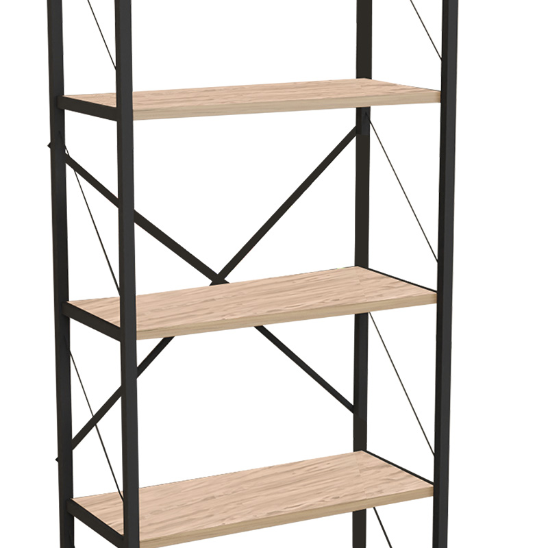 Βιβλιοθήκη Draizy pakoworld oak μελαμίνης-μαύρο μέταλλο 63x30x150εκ |  Βιβλιοθήκες στο espiti Βιβλιοθήκη Draizy pakoworld oak μελαμίνης-μαύρο μέταλλο 63x30x150εκ |  Βιβλιοθήκες στο espiti
