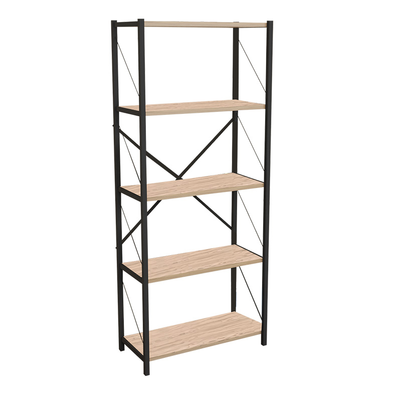 Βιβλιοθήκη Draizy pakoworld oak μελαμίνης-μαύρο μέταλλο 63x30x150εκ |  Βιβλιοθήκες στο espiti Βιβλιοθήκη Draizy pakoworld oak μελαμίνης-μαύρο μέταλλο 63x30x150εκ |  Βιβλιοθήκες στο espiti