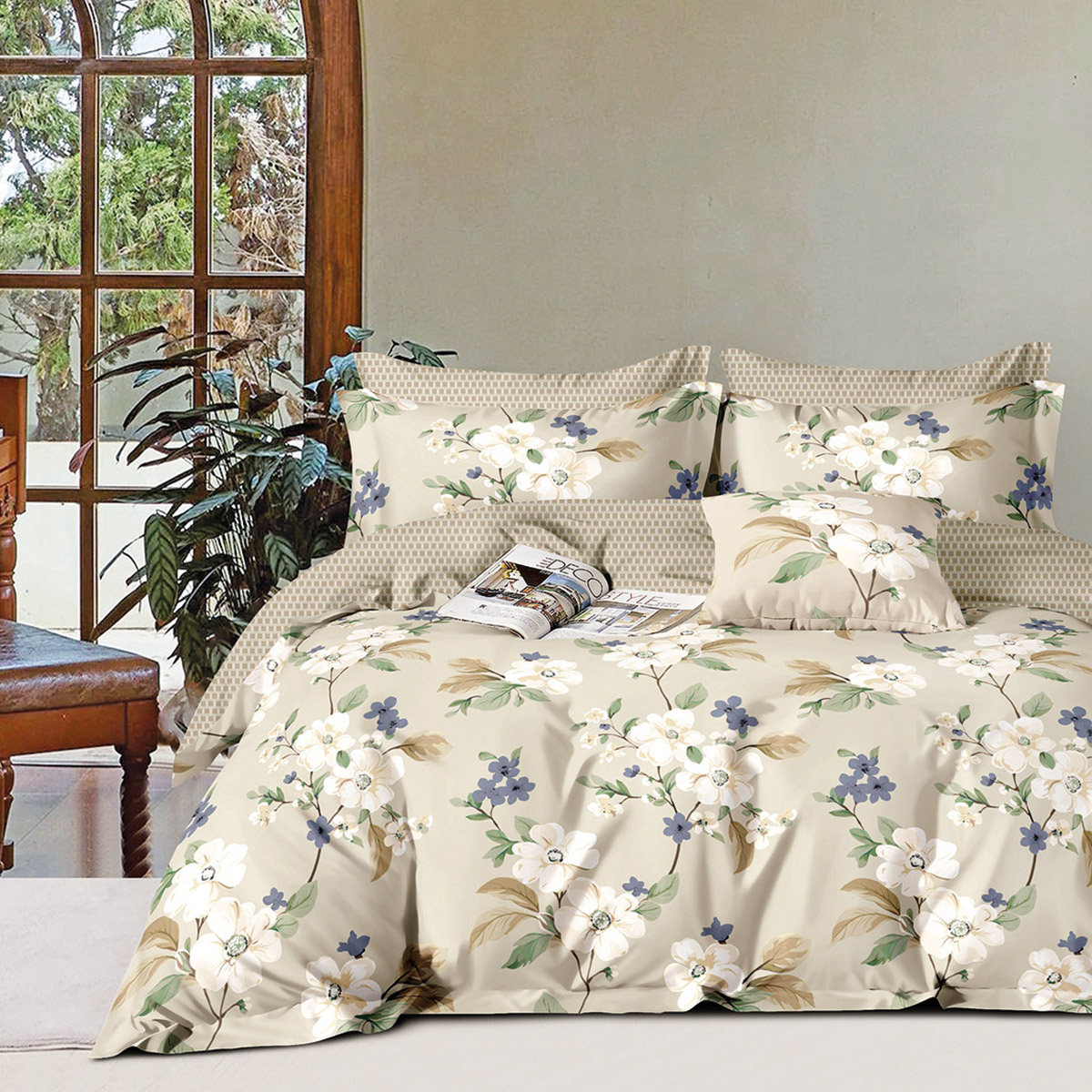 Beauty Home Σετ κουβερλί υπέρδιπλο Art 12281 Aria 220x240 Μπεζ       |  Κουβερλί Υπέρδιπλα στο espiti Beauty Home Σετ κουβερλί υπέρδιπλο Art 12281 Aria 220x240 Μπεζ       |  Κουβερλί Υπέρδιπλα στο espiti