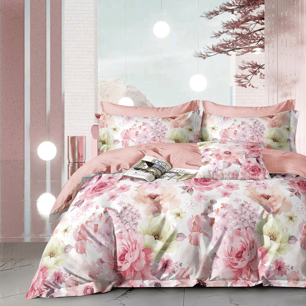 Beauty Home Σετ σεντόνια υπέρδιπλα Art 12283 Ayra 230x260 Ροζ       |  Σεντόνια Υπέρδιπλα / King Size στο espiti Beauty Home Σετ σεντόνια υπέρδιπλα Art 12283 Ayra 230x260 Ροζ       |  Σεντόνια Υπέρδιπλα / King Size στο espiti