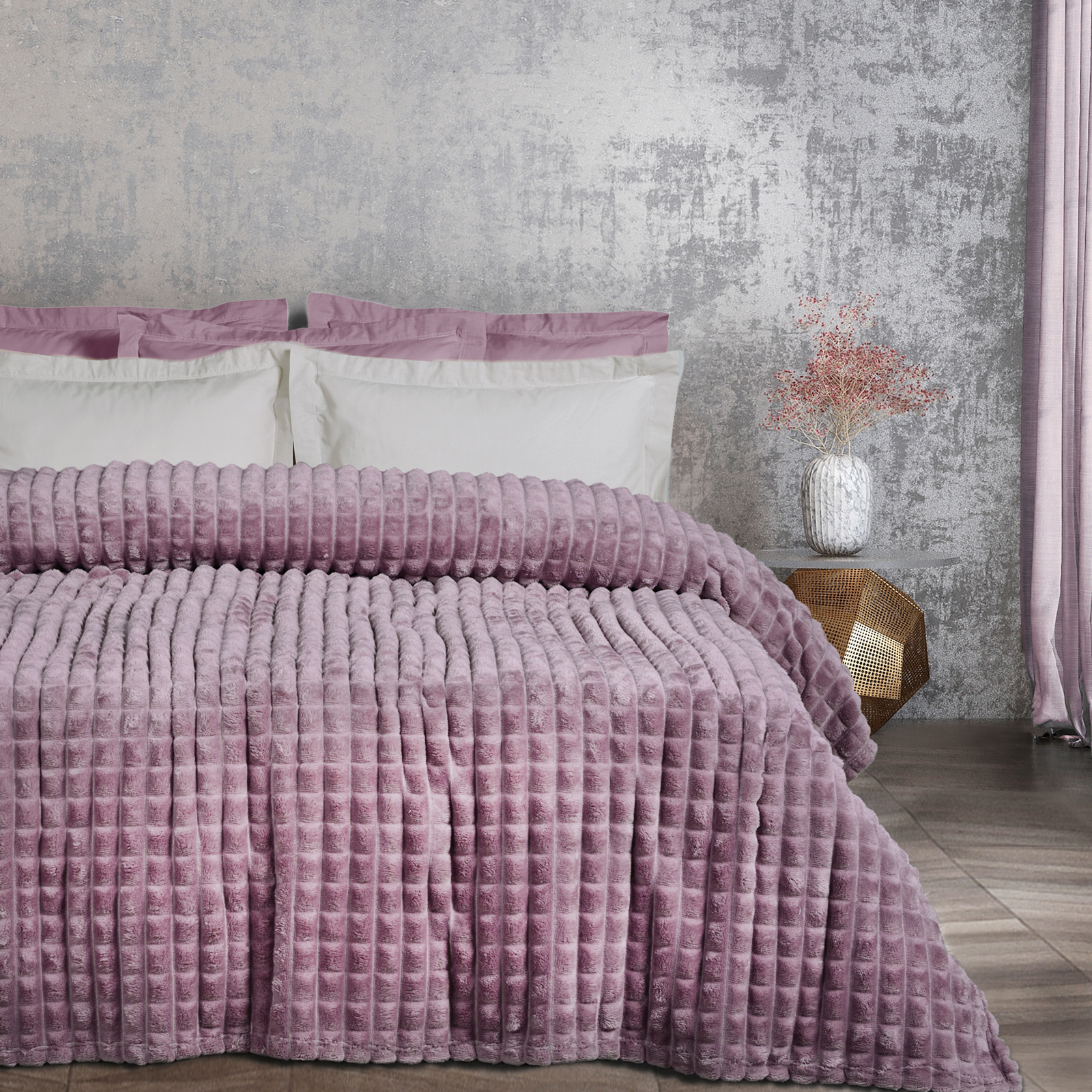 DAS HOME ΚΟΥΒΕΡΤΑ FLEECE 220Χ240 1358 DUSTY PURPLE |  Κουβέρτες Βελουτέ Υπέρδιπλες στο espiti DAS HOME ΚΟΥΒΕΡΤΑ FLEECE 220Χ240 1358 DUSTY PURPLE |  Κουβέρτες Βελουτέ Υπέρδιπλες στο espiti