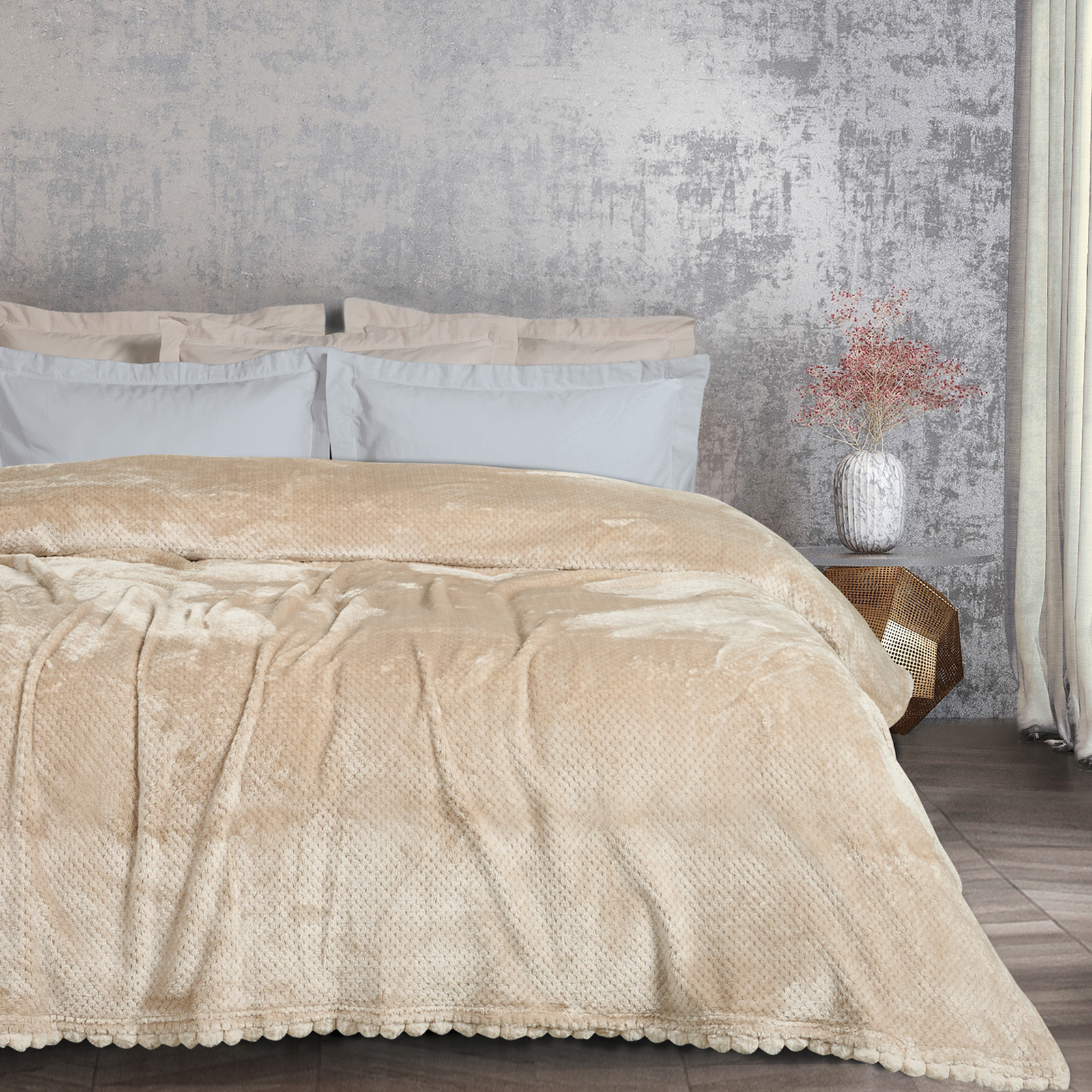 DAS HOME ΚΟΥΒΕΡΤΑ FLEECE 160Χ220 1187 BEIGE |  Κουβέρτες Βελουτέ Υπέρδιπλες στο espiti DAS HOME ΚΟΥΒΕΡΤΑ FLEECE 160Χ220 1187 BEIGE |  Κουβέρτες Βελουτέ Υπέρδιπλες στο espiti