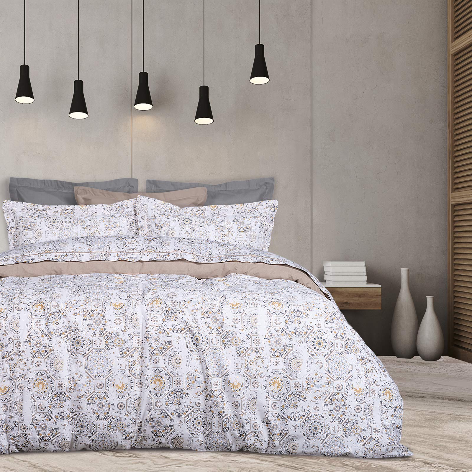 DAS HOME ΣΕΤ ΣΕΝΤΟΝΙΑ ΜΟΝΑ DAILY 9624 GREY, TAUPE, WHITE |  Σεντόνια Υπέρδιπλα / King Size στο espiti DAS HOME ΣΕΤ ΣΕΝΤΟΝΙΑ ΜΟΝΑ DAILY 9624 GREY, TAUPE, WHITE |  Σεντόνια Υπέρδιπλα / King Size στο espiti