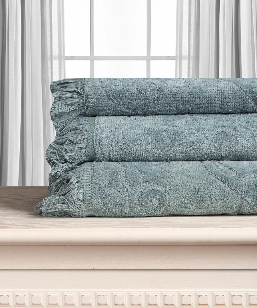 Βαμβακερή ζακάρ πετσέτα ALICIA 520gsm (50cm x 100cm) πράσινο 5206978165832 SilkFashion |  Σετ Πετσέτες στο espiti Βαμβακερή ζακάρ πετσέτα ALICIA 520gsm (50cm x 100cm) πράσινο 5206978165832 SilkFashion |  Σετ Πετσέτες στο espiti