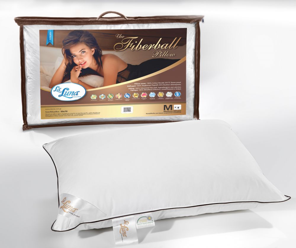 Μαξιλαρι Υπνου 50Χ70  The Fiberball Pillow FIRM La Luna |  Μαξιλάρια Υπνου στο espiti