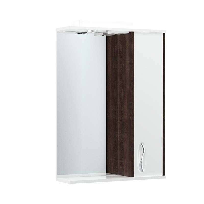 Καθρέπτης Μπάνιου Με φωτισμό LED & Διακόπτη Λευκό Γυαλιστερό-Βέγγε 60x17x87εκ