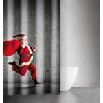 ΚΟΥΡΤΙΝΑ ΜΠΑΝΙΟΥ CHRISTMAS DES 406 180X200 SAINT CLAIR |  Χριστουγεννιάτικα Διακοσμητικά στο espiti