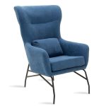 Πολυθρόνα - μπερζέρα Rimbo pakoworld με ύφασμα μπλε 66x81x102εκ |  Πολυθρόνες σαλονιού στο espiti