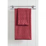 Πετσέτα προσώπου Art 3238  50x90  Κόκκινο   Beauty Home |  Πετσέτες Προσώπου στο espiti
