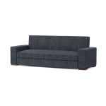 Καναπές Κρεβάτι Chios Τριθέσιος Γκρι 218x81x80cm AlphaB2B |  Καναπέδες στο espiti
