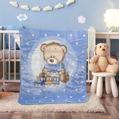 Κουβέρτα βρεφική Art 5254 110x140 Μπλε   Beauty Home |  Βρεφικές Κουβέρτες στο espiti