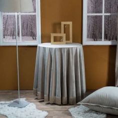 Ροτόντα Velvet 07 - Φ180cm με κρόσι 52010710 Teoran |  Τραπεζομάντηλα στο espiti