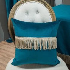Μαξιλαροθήκη Velvet 13 Με Κρόσι - 45x45cm με γέμιση 52011272 Teoran |  Μαξιλάρια διακοσμητικά στο espiti
