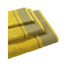 Πετσέτα FROND YELLOW 100% Βαμβάκι 30 x 50 εκ. MADI |  Πετσέτες Μπάνιου στο espiti