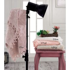Πετσέτα προσώπου ζακάρ Art 3180 σε 4 αποχρώσεις  50x90  Ροζ Beauty Home |  Πετσέτες Προσώπου στο espiti
