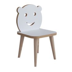 Παιδική καρέκλα Jerry pakoworld λευκό-φυσικό 30x30x52εκ |  Παιδικά έπιπλα στο espiti