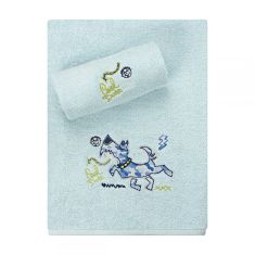 Σετ πετσέτες Art 5404 Σετ 2τμχ Γαλάζιο   Beauty Home |  Βρεφικές πετσέτες στο espiti