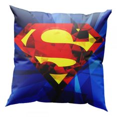 Μαξιλάρι με γέμιση Art 6187 Superman 40x40 Μπλε   Beauty Home |  Παιδικά διακοσμητικά μαξιλάρια στο espiti