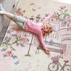 Χαλί Cool Art 9527 Ροζ 120x180  Beauty Home |  Χαλιά Παιδικά στο espiti
