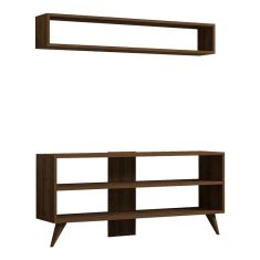 Σύνθετο σαλονιού Prestige pakoworld σε καρυδί απόχρωση 120x29,6x50εκ |  Συνθέσεις σαλονιού στο espiti