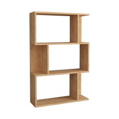 Βιβλιοθήκη Kadu pakoworld σε oak απόχρωση  72x22x108εκ |  Βιβλιοθήκες στο espiti