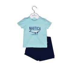 Nautica Des.13 Σετ T-Shirt & Shorts Jersey Mint/Navy 86cm 12-18 μηνών |  Βρεφικά Ρουχα στο espiti