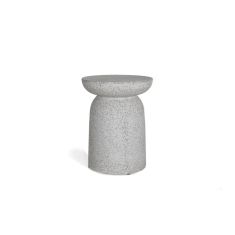 Σκαμπό Rieti Terazzo Grey Black (35x35x45) Soulworks 0800007 |  Σκαμπώ στο espiti