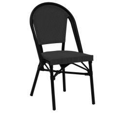 Καρέκλα κήπου Paris pakoworld αλουμίνιο μαύρο-textilene μαύρο |  Καναπέδες - Καρέκλες  στο espiti