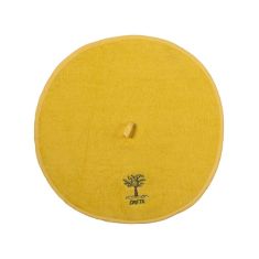 Στρογγυλή πετσέτα με κρεμαστράκι (48cm) κίτρινο ΚΡΗΤΗ 6978000004560 SilkFashion |  Πετσέτες Κουζίνας στο espiti
