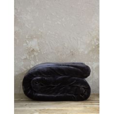 Κουβέρτα Βελουτέ Μονή 160x220 Coperta - Black Nima Home |  Κουβέρτες Βελουτέ Μονές στο espiti