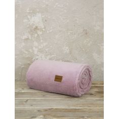 Κουβέρτα Μονή Jacquard 150x220 - Mellow Pink Nima Home |  Κουβέρτες Βαμβακερές Μονές στο espiti