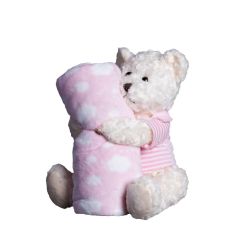 ΒΕΒΕ FLANNEL ΚΟΥΒΕΡΤΑΚΙ (80cm x 120cm) αρκουδάκι μπουκλέ ρόζ 5206978157189 SilkFashion |  Βρεφικά Διάφορα στο espiti