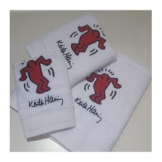 Keith Haring des.12 Πετσέτες σετ 3 τμχ |  Βρεφικές πετσέτες στο espiti