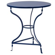 Τραπέζι Noah pakoworld μεταλλικό μπλε Φ70x72εκ |  Τραπέζια στο espiti