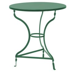 Τραπέζι Noah pakoworld μεταλλικό πράσινο Φ70x72εκ |  Τραπέζια στο espiti