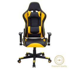 Καρέκλα γραφείου gaming Miel pakoworld PU μαύρο-κίτρινο |  Καρέκλες γραφείου στο espiti