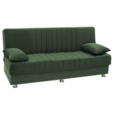 Kαναπές κρεβάτι Romina pakoworld 3θέσιος ύφασμα βελουτέ πράσινο 180x75x80εκ |  Καναπέδες στο espiti