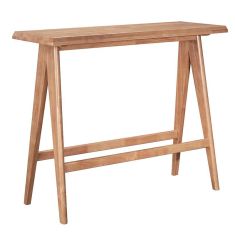 Τραπέζι Bar Winslow pakoworld ξύλο rubberwood ανοικτό καρυδί 120x45x100εκ |  Τραπέζια στο espiti
