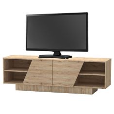 Έπιπλο τηλεόρασης Stevie pakoworld sonoma 160x40x50εκ |  Έπιπλα τηλεόρασης στο espiti