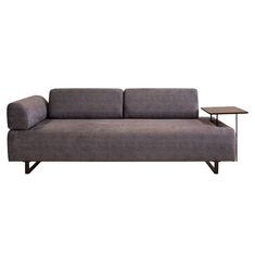 Καναπές κρεβάτι με βοηθητικό τραπέζι PWF-0595 pakoworld ύφασμα ανθρακί 220x90x80εκ |  Κατόπιν Παραγγελίας στο espiti