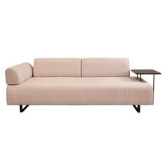 Καναπές κρεβάτι 3θέσιος με βοηθητικό τραπέζι PWF-0595 pakoworld ύφασμα μπεζ 220x90x80εκ |  Κατόπιν Παραγγελίας στο espiti