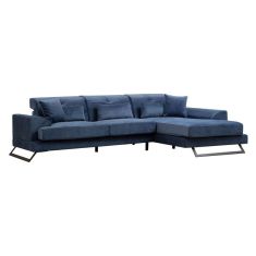 Γωνιακός καναπές PWF-0575 pakoworld αριστερή γωνία ύφασμα μπλε 308/190x92εκ |  Κατόπιν Παραγγελίας στο espiti