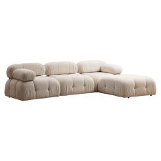 Πολυμορφικός καναπές Divine με ύφασμα σε χρώμα κρεμ 288/190x75εκ |  Κατόπιν Παραγγελίας στο espiti