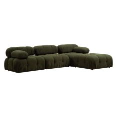 Πολυμορφικός καναπές Divine με ύφασμα σε χρώμα πράσινο 288/190x75εκ |  Κατόπιν Παραγγελίας στο espiti