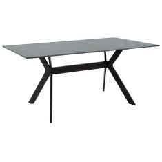 Τραπέζι Olivet pakoworld sintered stone μαύρο μαρμάρου-μαύρο 180x90x75εκ |  Τραπέζια στο espiti