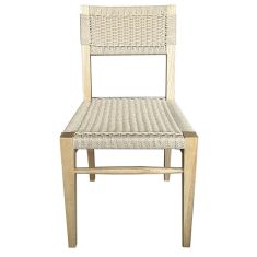 Καρέκλα Monet pakoworld σχοινί μπεζ-φυσικό πόδι |  Καρέκλες στο espiti